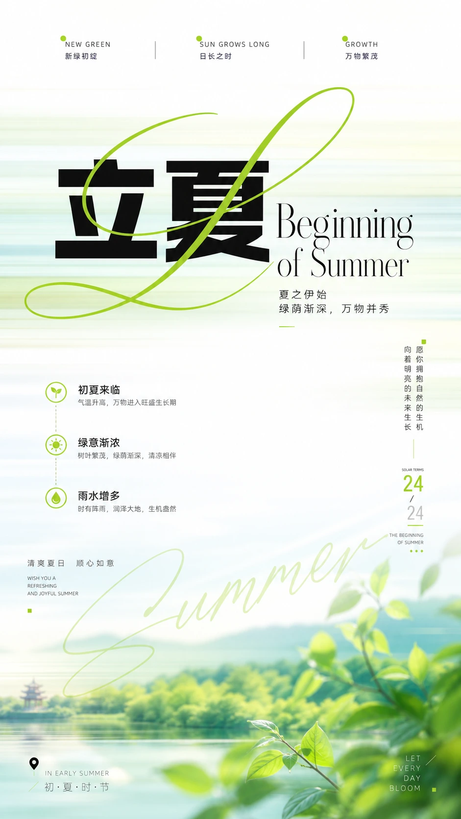 立夏节气初热