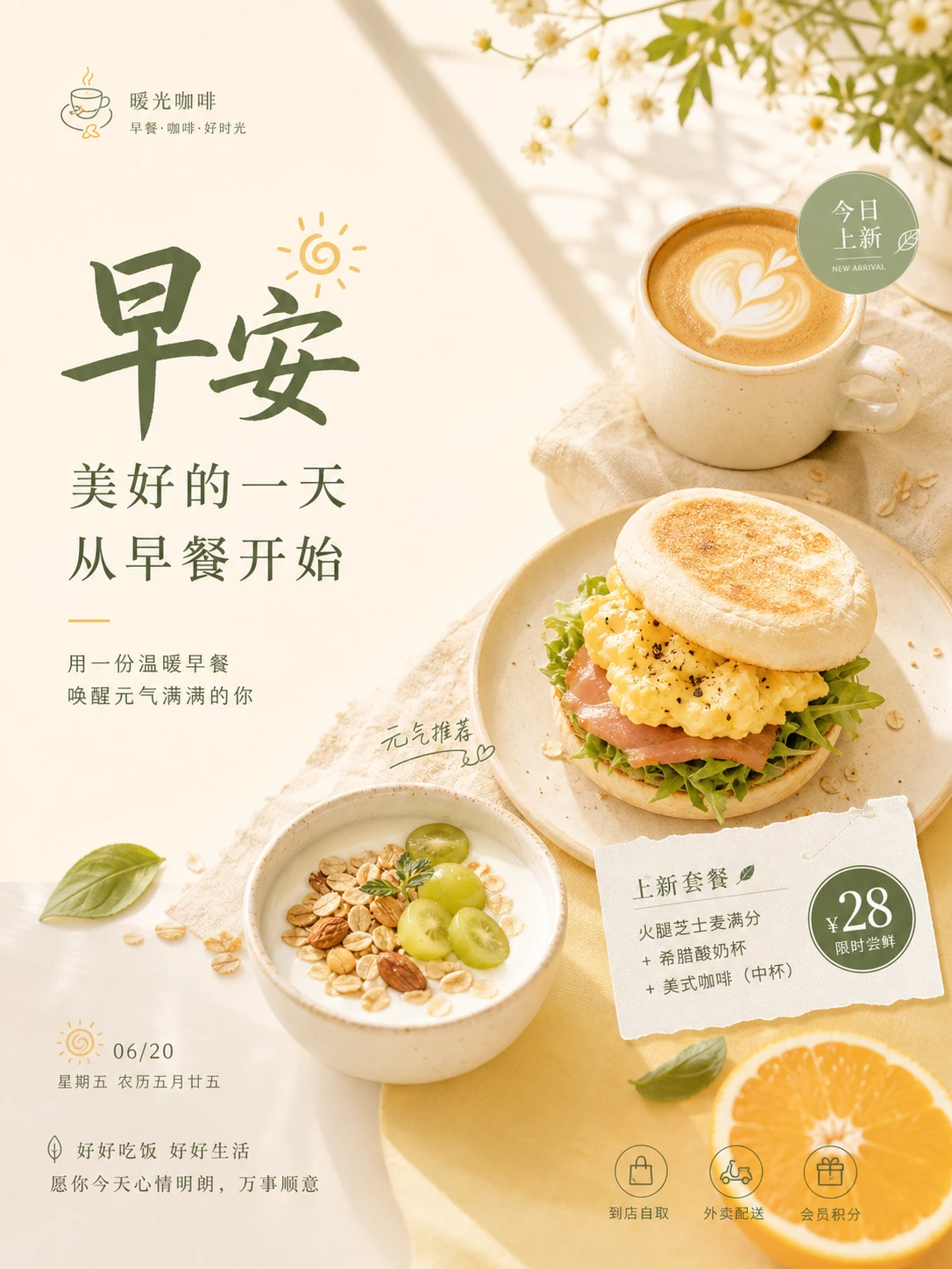 早餐店上新卡