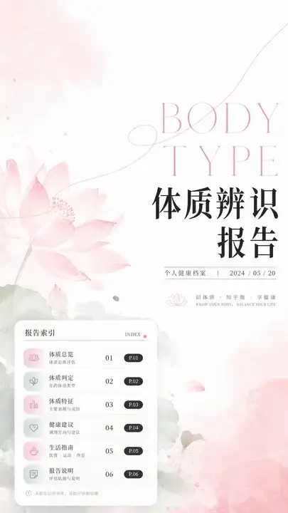体质辨识报告