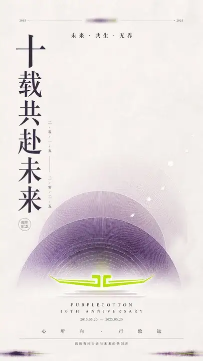 品牌周年纪念海报