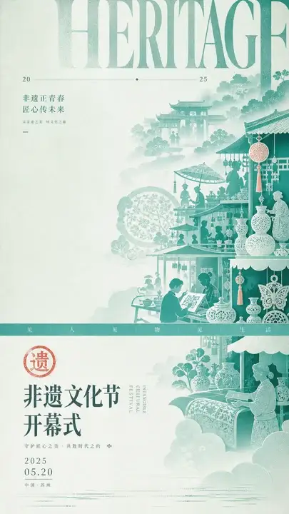 非遗文化节开幕