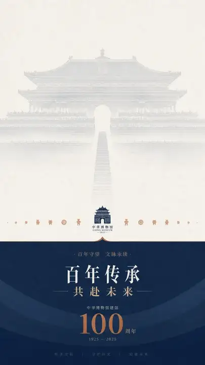 博物馆馆庆海报