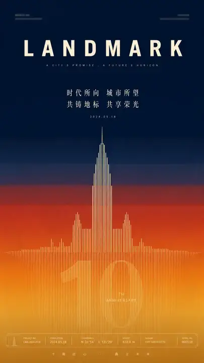 城市地标落成纪念