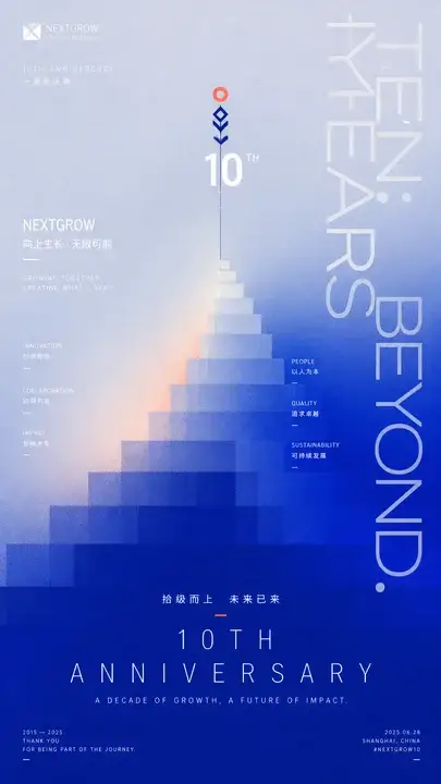 品牌周年庆典海报
