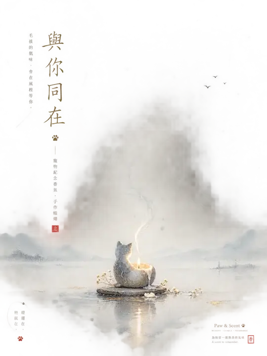 宠物纪念香氛海报