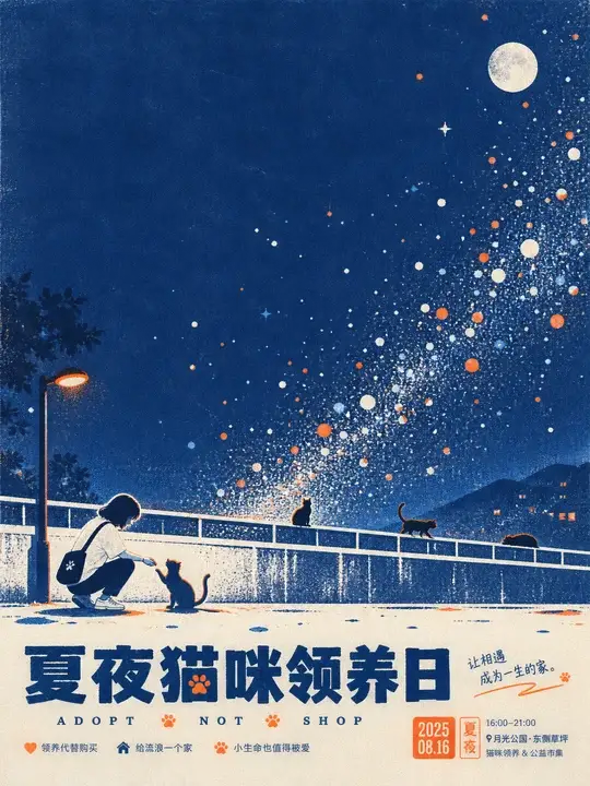 夏夜猫咪领养日
