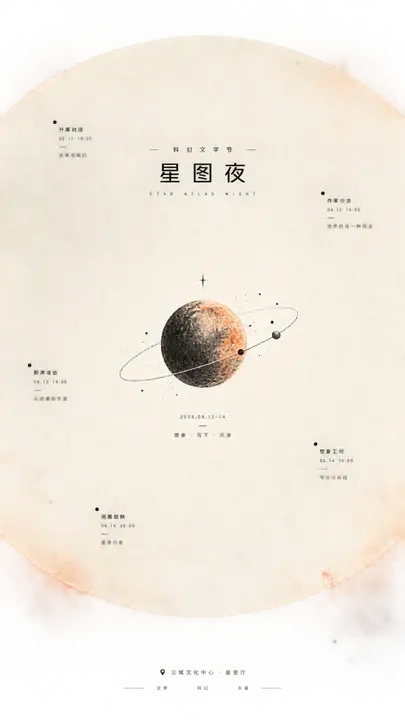 科幻文学节活动海报