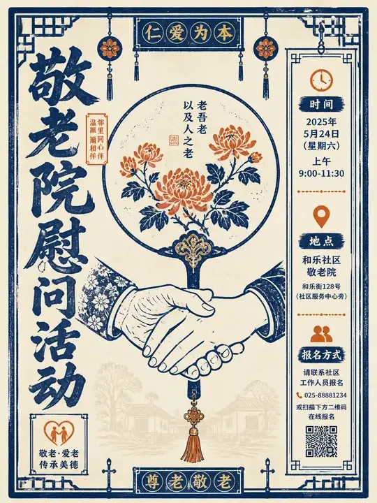 敬老院慰问通知