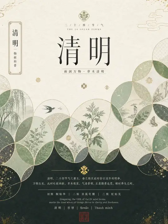 二十四节气清明物候