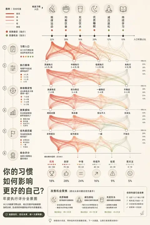 健康习惯执行评分
