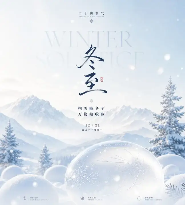 冬至雪岭