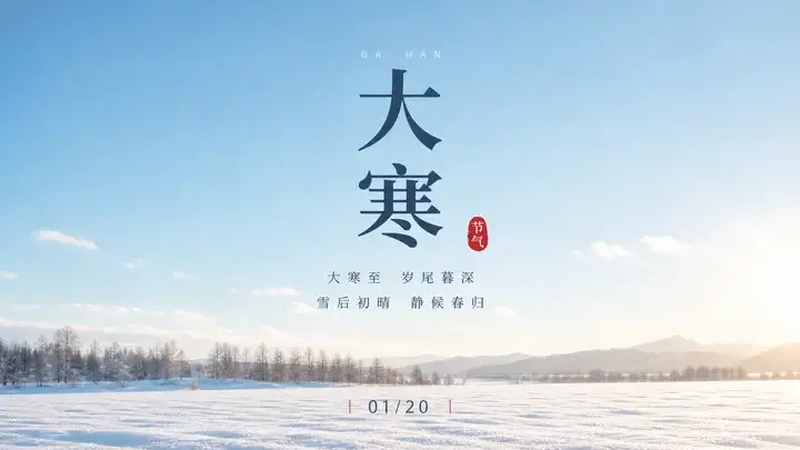 大寒雪晴