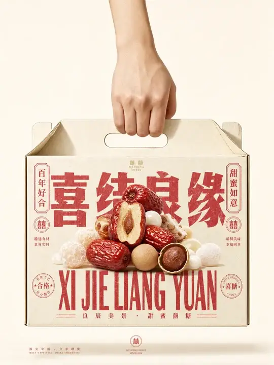 婚庆喜糖手提盒
