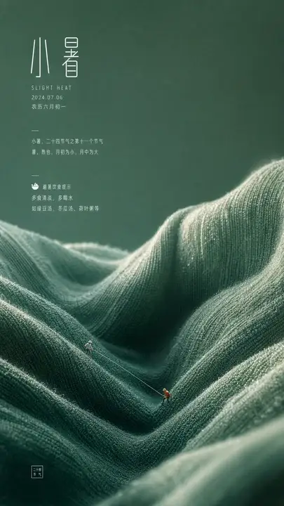 小暑节气海报