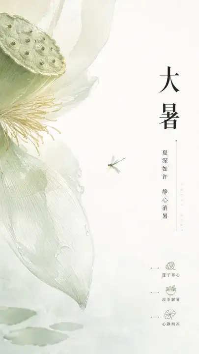 大暑莲子消夏