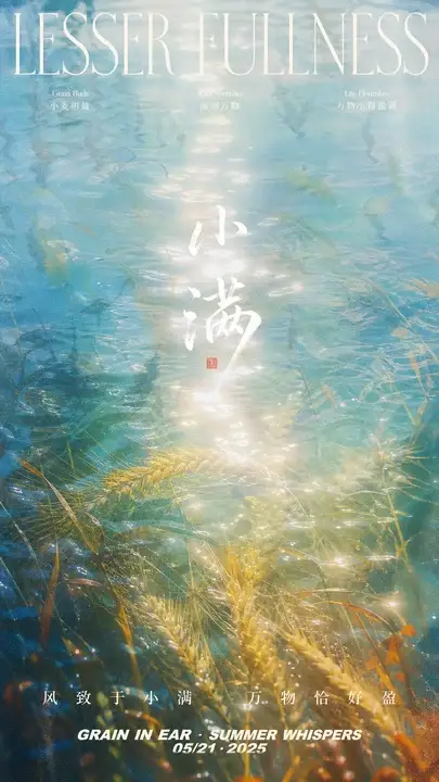 小满节气海报