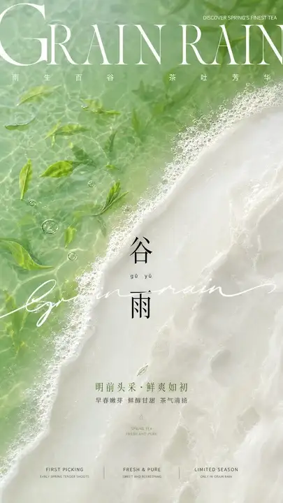 谷雨茶青潮痕