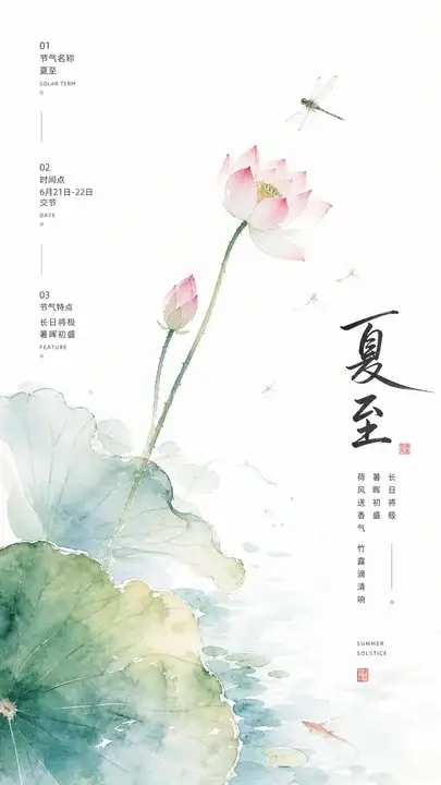 夏至荷塘海报稿