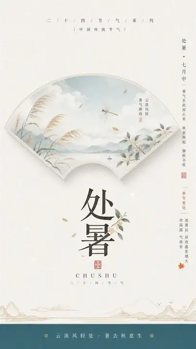 处暑云淡