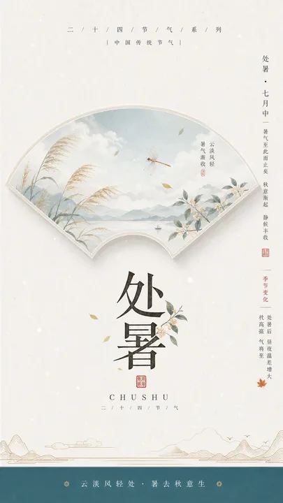 处暑云淡