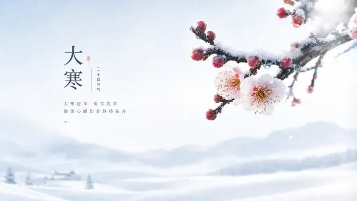 寒梅初雪节气