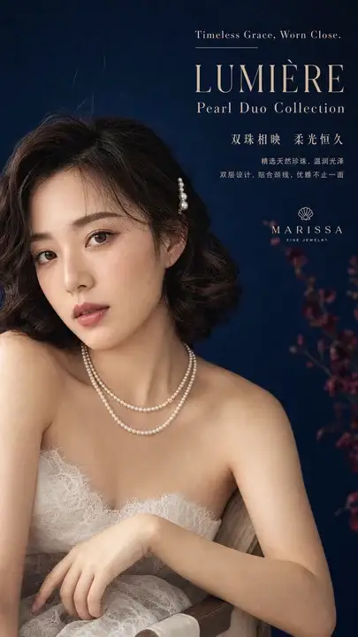 珍珠首饰推广页