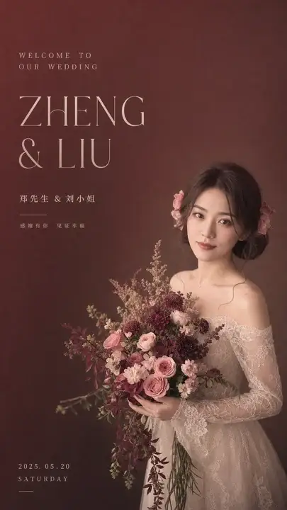 婚礼迎宾主视觉