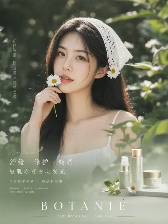 护肤品牌主视觉