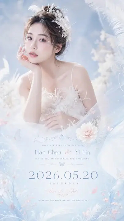 婚礼请柬主视觉