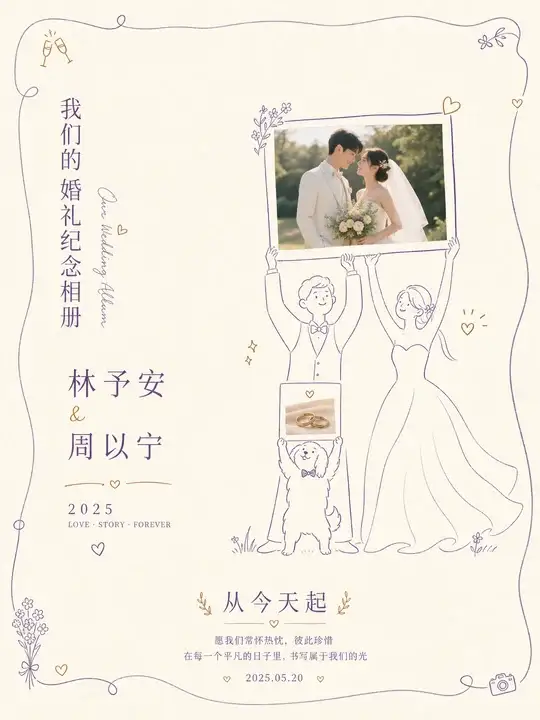 纪念相册扉页