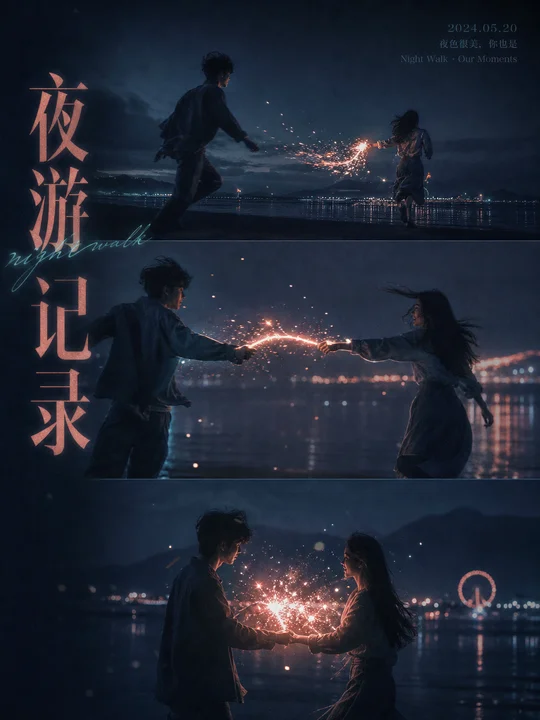 蓝调夜游情侣影集封面