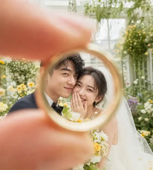 婚戒自拍