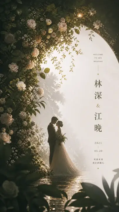 婚礼迎宾立牌