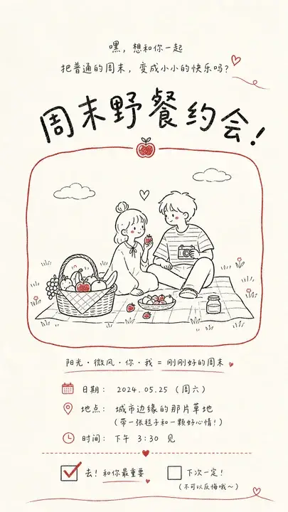 野餐邀约