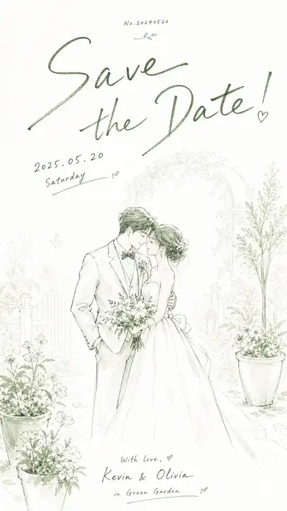 花园婚礼预告