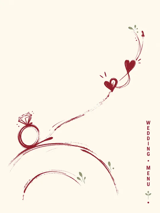 婚礼桌卡标识