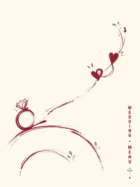 婚礼桌卡标识