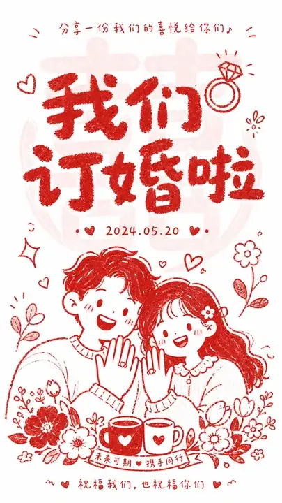 订婚喜讯