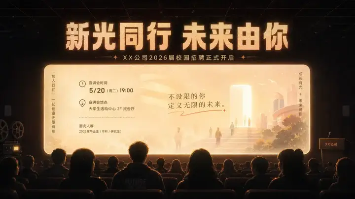 招聘宣讲放映
