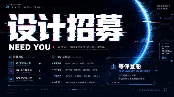 金融科技设计招募