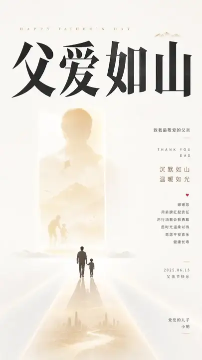 父亲节贺卡