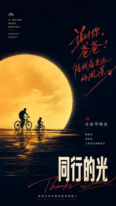 父亲节骑行感谢
