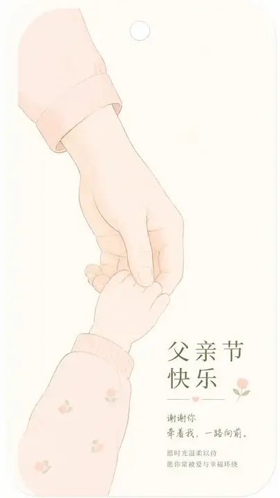 父亲节礼品吊牌