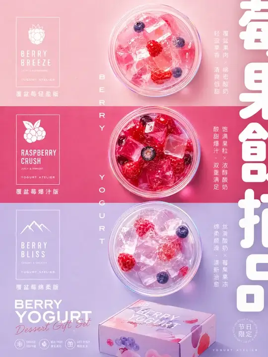 莓果酸奶礼盒详情