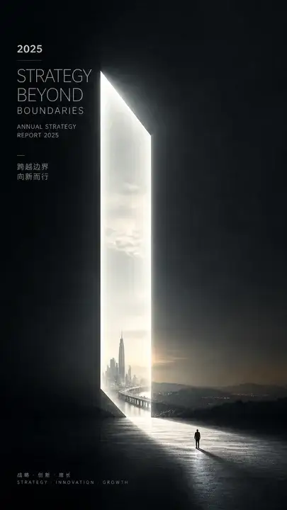 企业年度战略封面