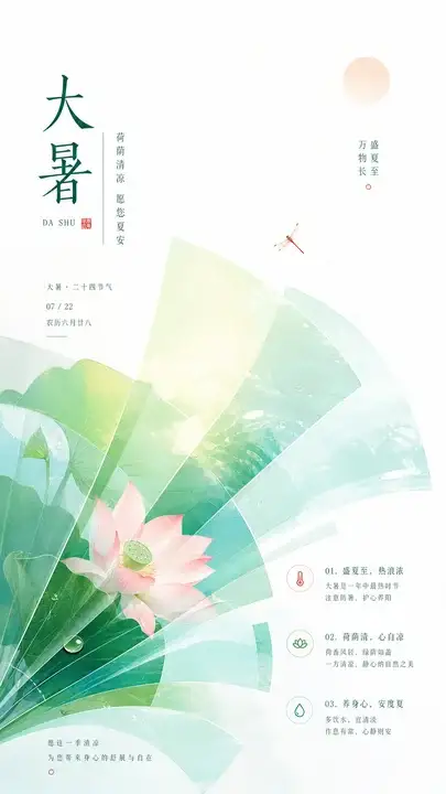 大暑荷荫