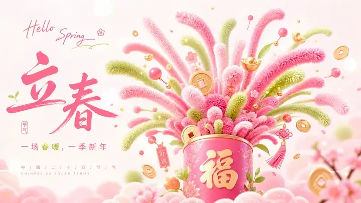 立春福筒礼花