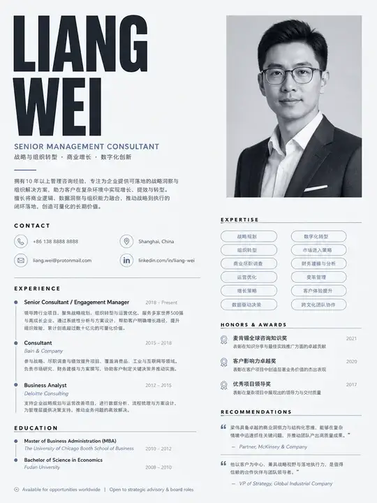 高管简介