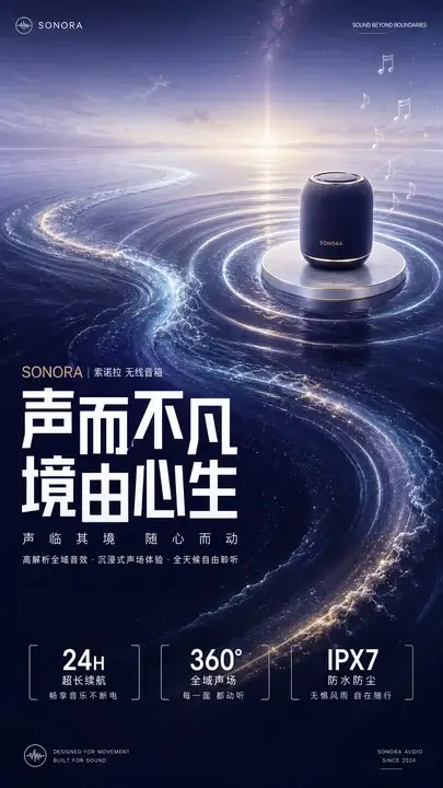 无线音箱品牌形象