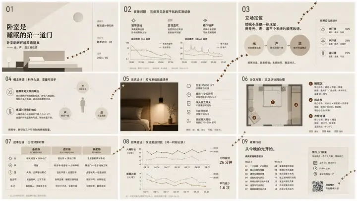 卧室助眠环境改造提案